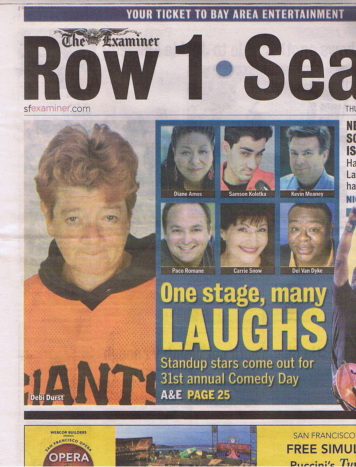 SF Examiner Front Page