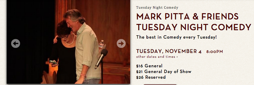 Comedy at The Throckmorton Theater