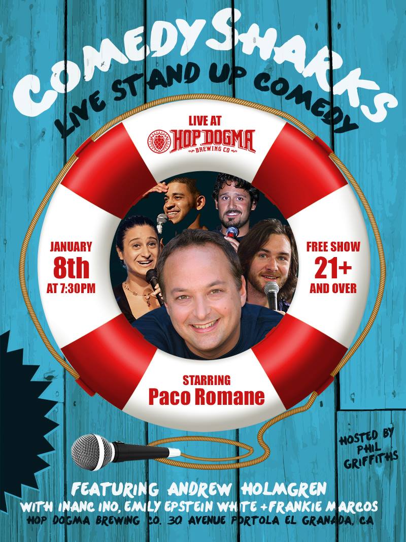 Hop Dogma Comedy Flyer