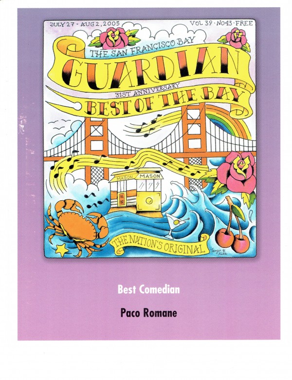 Best Comedian: SF Bay Guardian