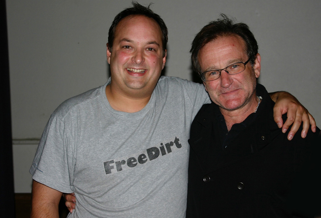 Robin Williams and Paco Romane